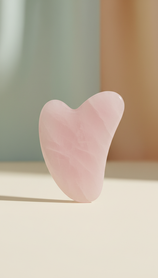 Rose Quartz Gua Sha Sculpting Tool